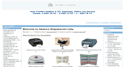 Desktop Screenshot of abanicom.cl